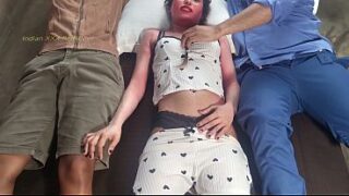 Big cocked horny indian step dad and step daughter having a hard bang sesh while Video