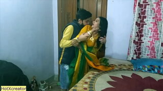 Dehati sexy bhabhi reached the peak of ecstasy while being fucked