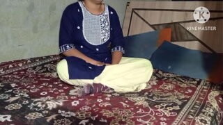 Desi Bhabhi Missionary Style Hard Fucked Pussy With Dever Video