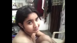 desi sexy young girl at home alone with boyfriend Video