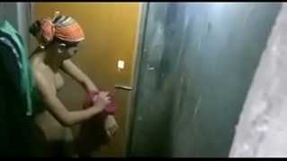 Desi Sister Finished Bathing Video