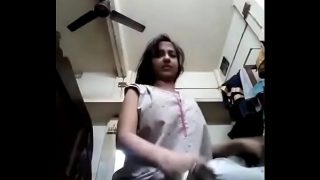 Desi striptease of a booby girl