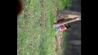 horny Delhi teen couple having hot sex in national park