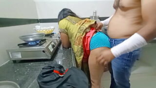 Hot Desi Maid Fucked Doggy Style Pussy In Kitchen By Boss Video