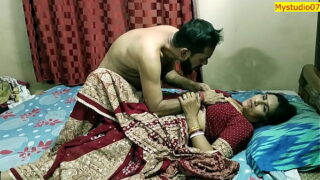Indian bride sucking cock of her husband
