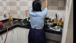 Indian Desi Village House Maid With Owner Chudai Video Video