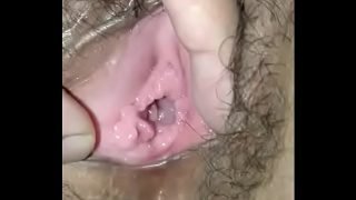 Playing with shy wife pussy Video